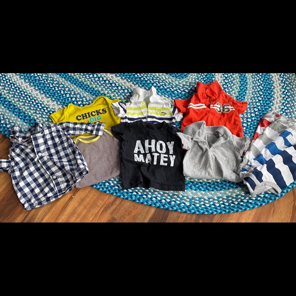 Baby boy 3 month top lot